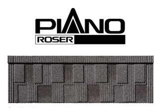 Lightweight Stone coated steel roof - Roser PiAno